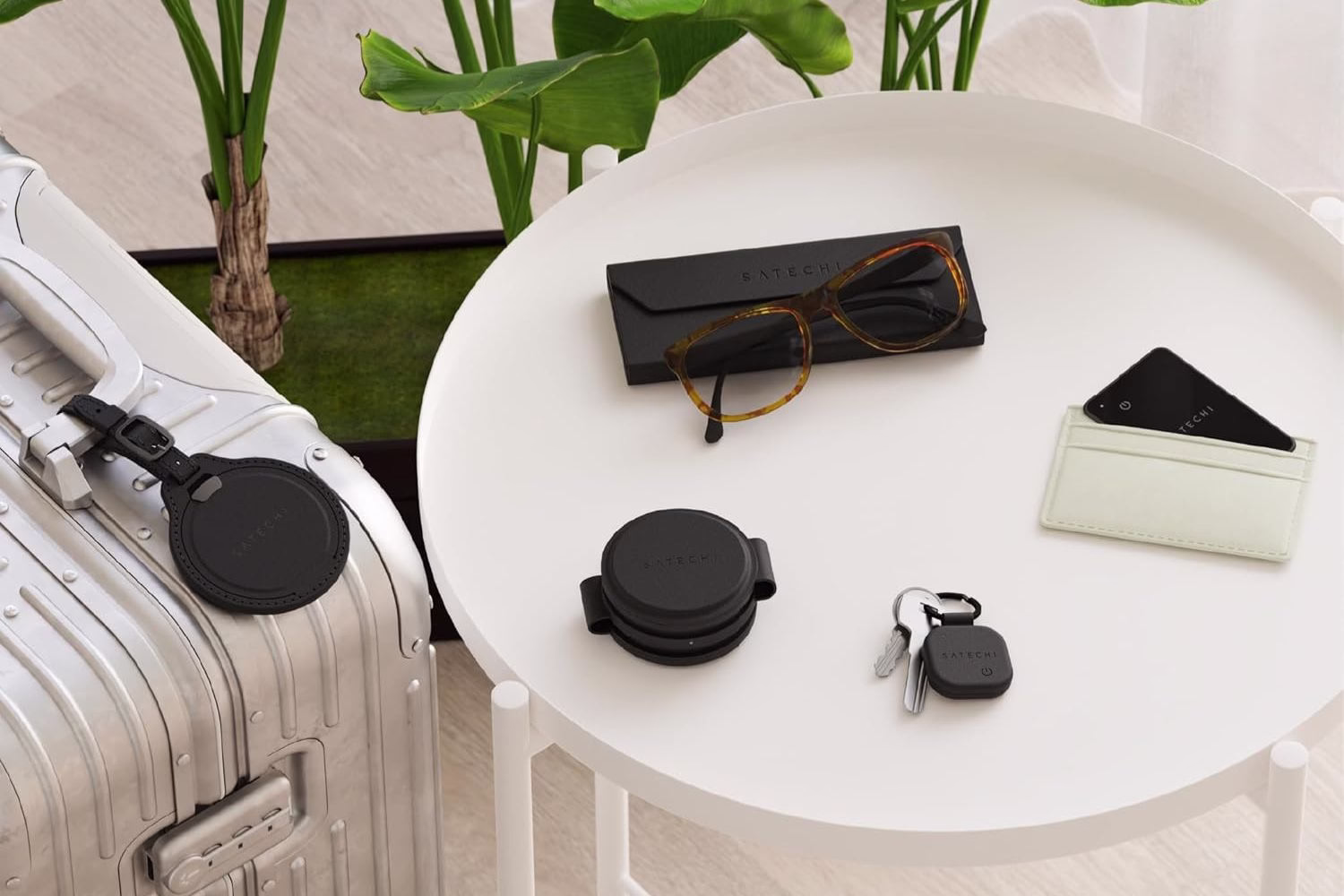 Брелок Satechi Vegan Leather FindAll Black (ST-LKCFK) - 6